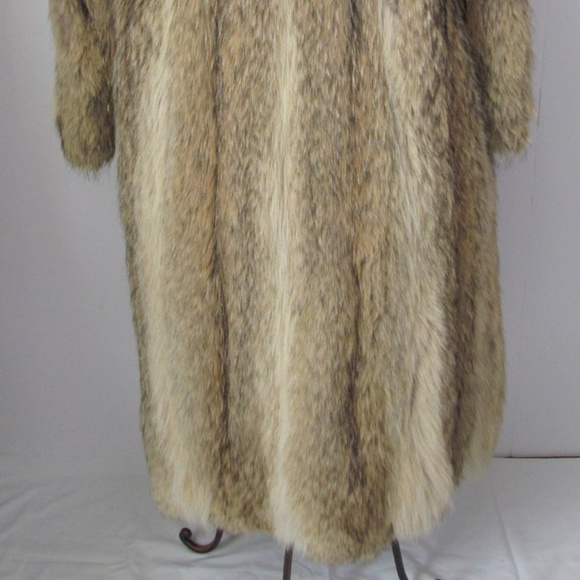 Full Length Fur Jacket Red Fox Long Coat Luxurious - Picture 4 of 7